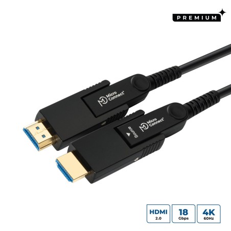 MicroConnect Premium Optic Fiber HDMI Type – MC-HDMIDD-10V2.0DOP